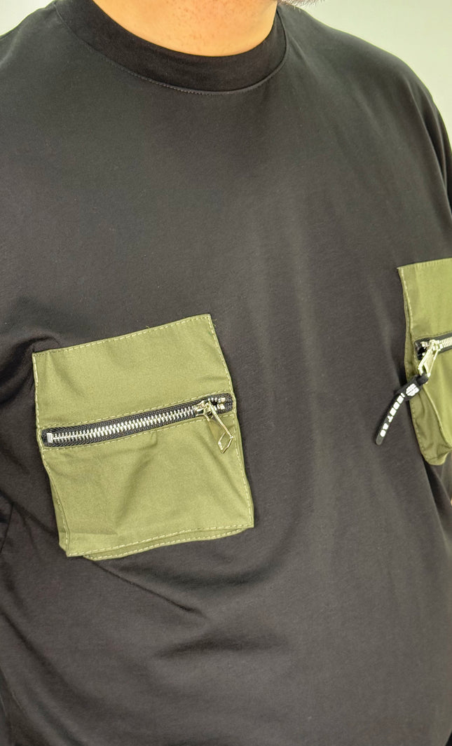 T-SHIRT C/TASCA ZIP