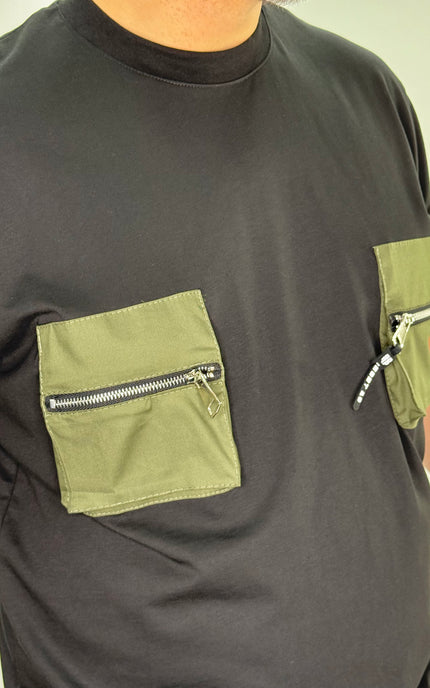 T-SHIRT C/TASCA ZIP