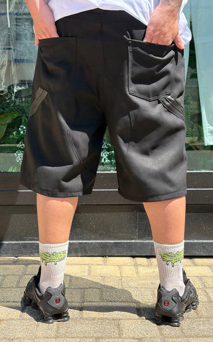 SHORT STRIPES BLACK
