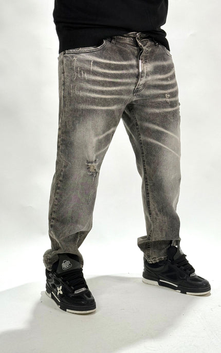 JEANS BAGGY 01 SABBIATO BLACK