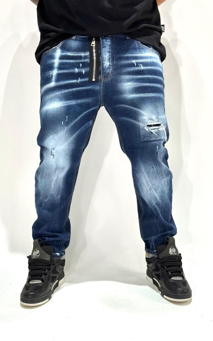 JEANS OMER 3 BLU