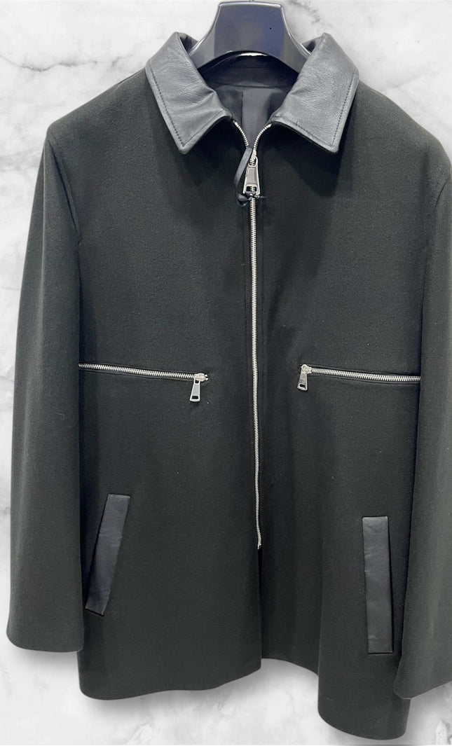 CAPPOTTO ZIP INS. PELLE