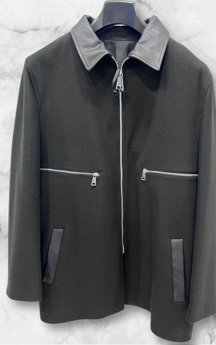 CAPPOTTO ZIP INS. PELLE