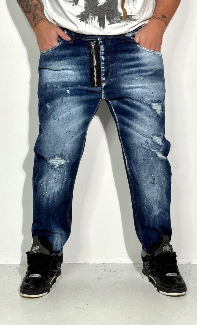 JEANS SANTIAGO BLU