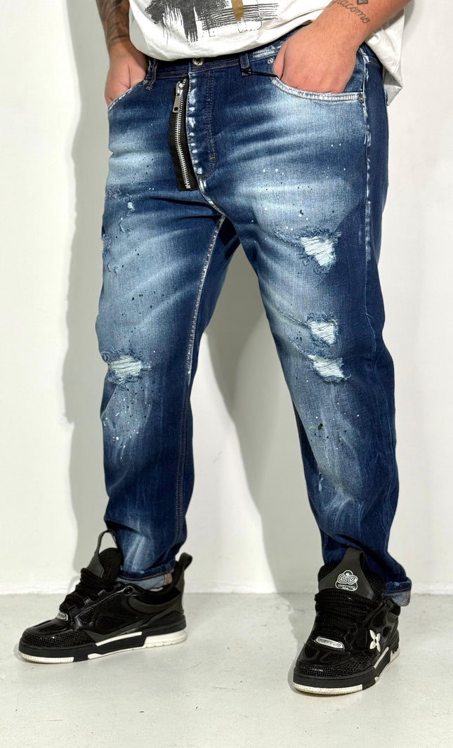 JEANS SANTIAGO BLU