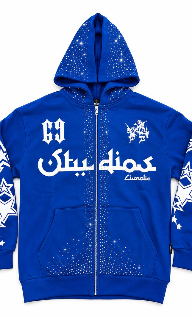 FELPA ZIO HODDIE STRASS