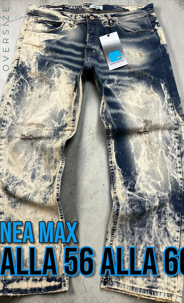 JEANS BAGGY STARK SABBIATO BLU