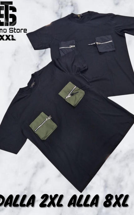 T-SHIRT C/TASCA ZIP