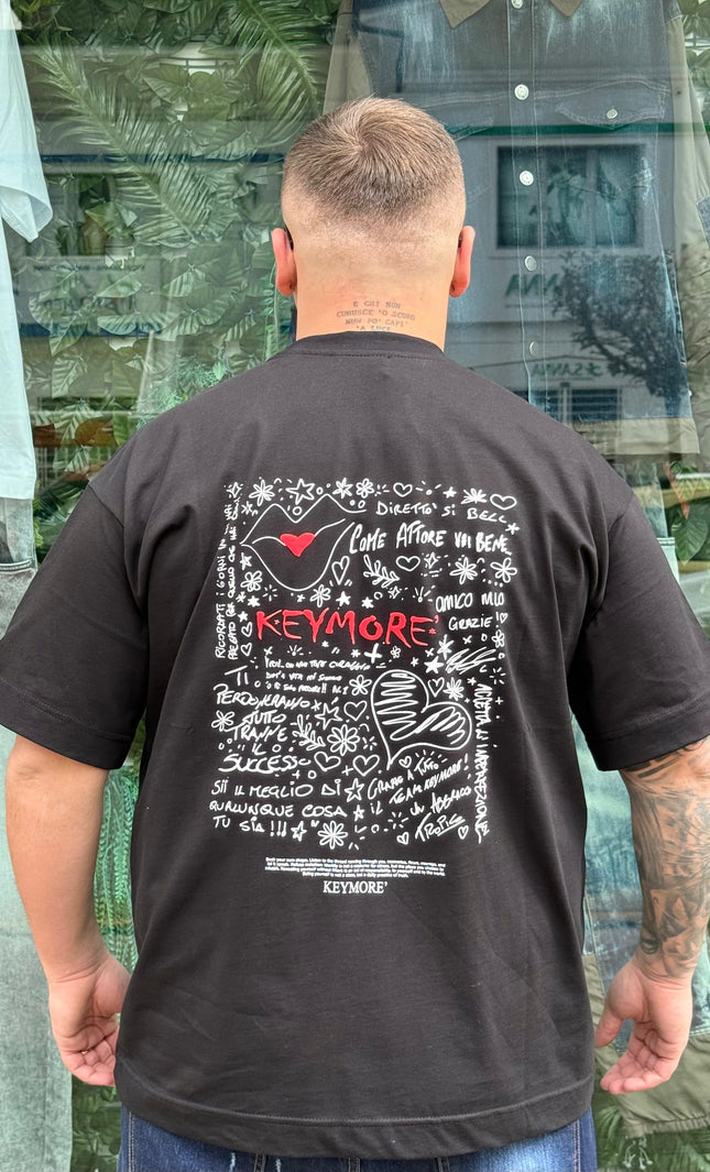 T-SHIRT STAMPA CUORE