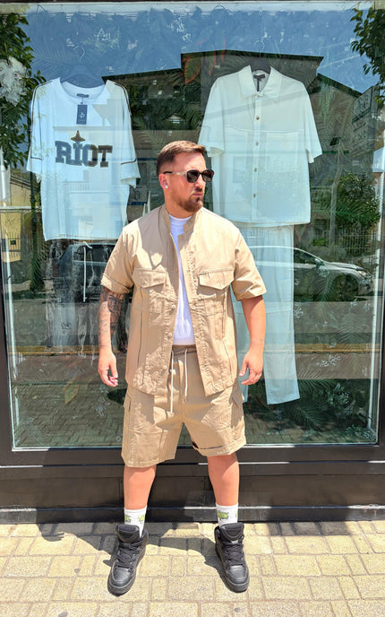 COMPLETO CAMICIA PIEGHE