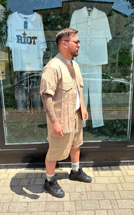 COMPLETO CAMICIA PIEGHE