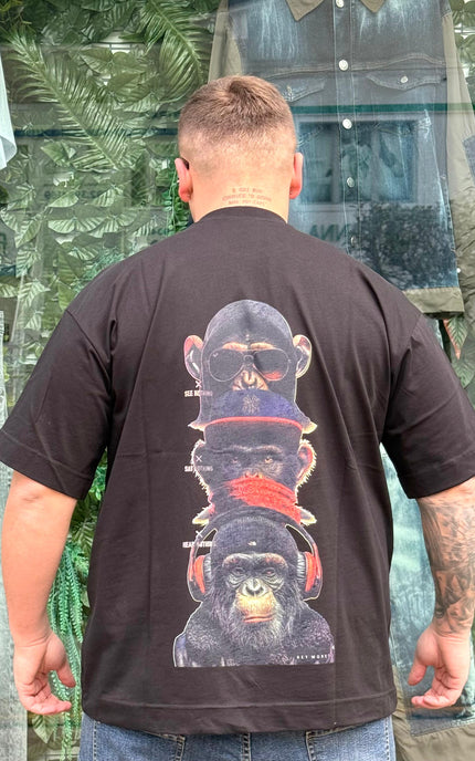 T-SHIRT STAMPA SCIMMIA