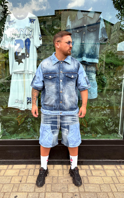 COMPLETO JEANS E NYLON