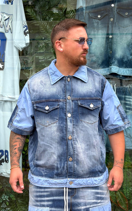 COMPLETO JEANS E NYLON