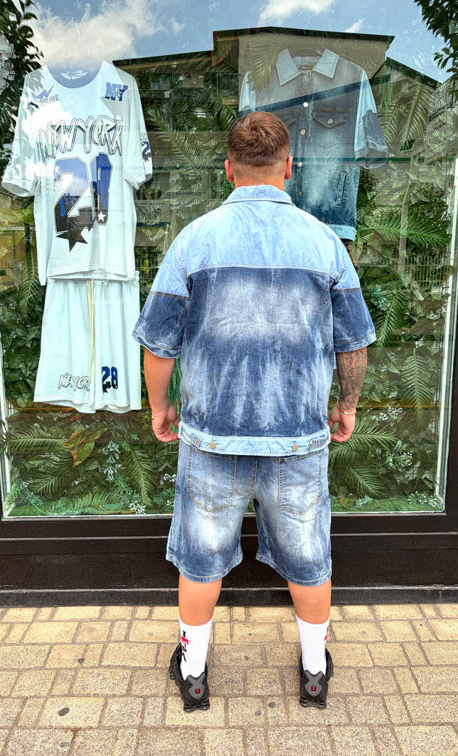 COMPLETO JEANS E NYLON