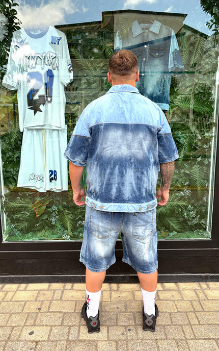 COMPLETO JEANS E NYLON