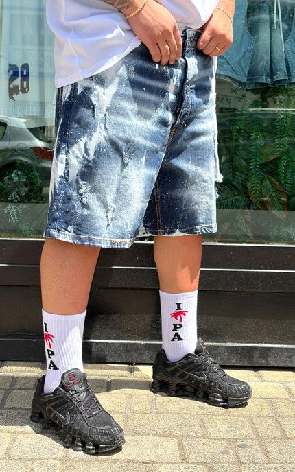 BERMUDA JEANS BLU