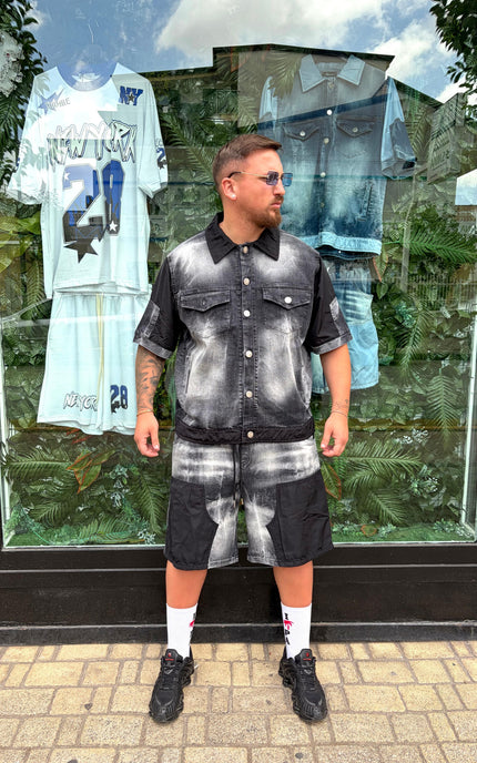 COMPLETO JEANS E NYLON