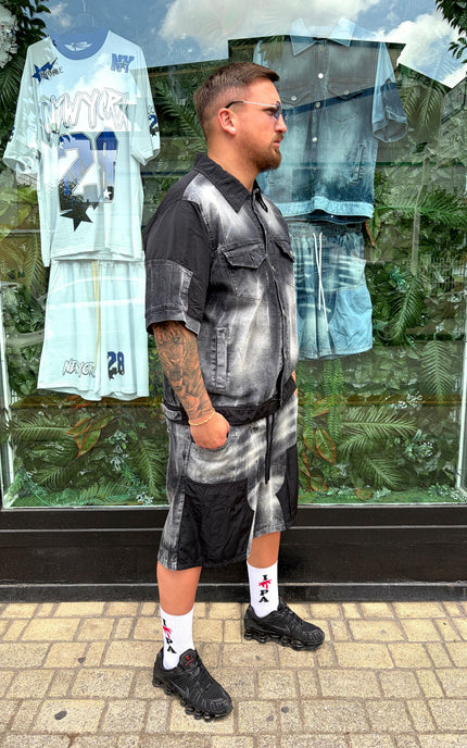 COMPLETO JEANS E NYLON