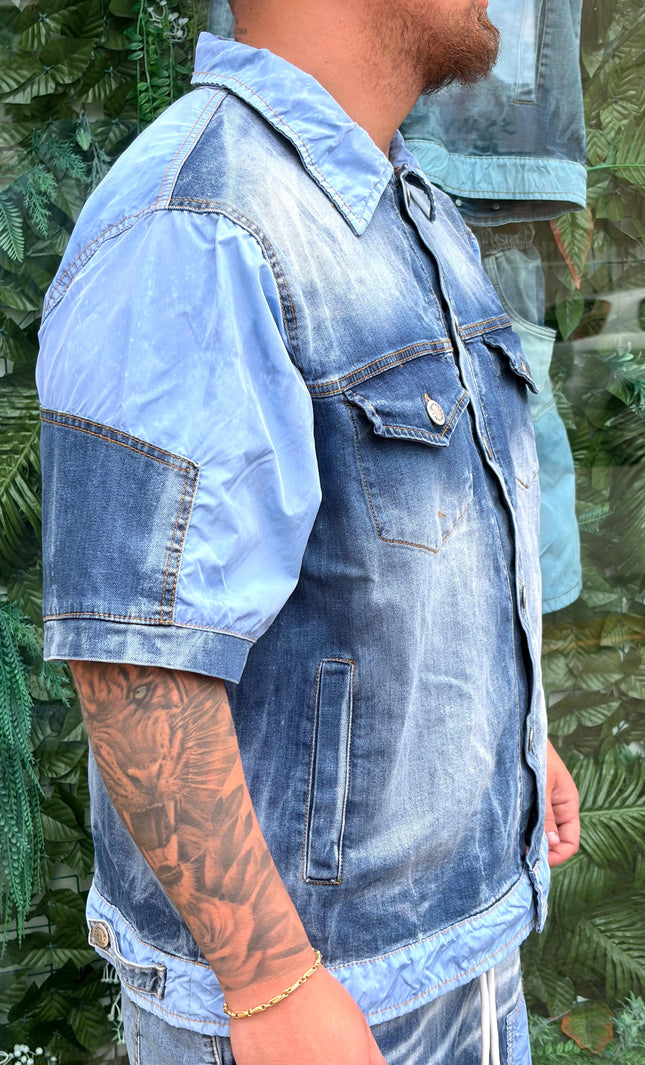 COMPLETO JEANS E NYLON