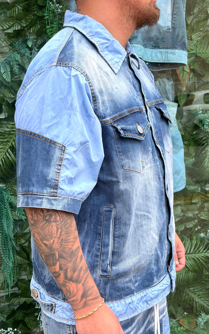 COMPLETO JEANS E NYLON