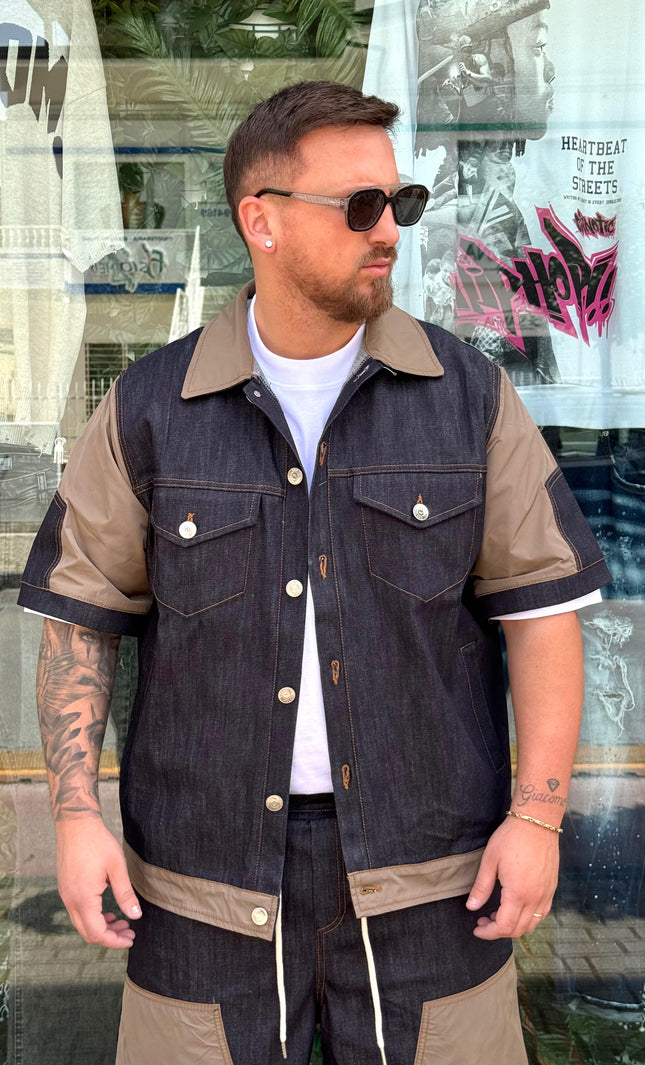 COMPLETO JEANS/NYLON