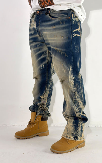 BAGGY STARK SABBIATO BLU