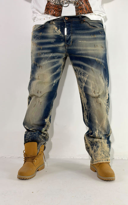 BAGGY STARK SABBIATO BLU