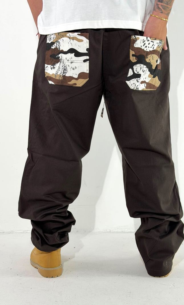 PANTALONE C/TAGLI MIMETICO