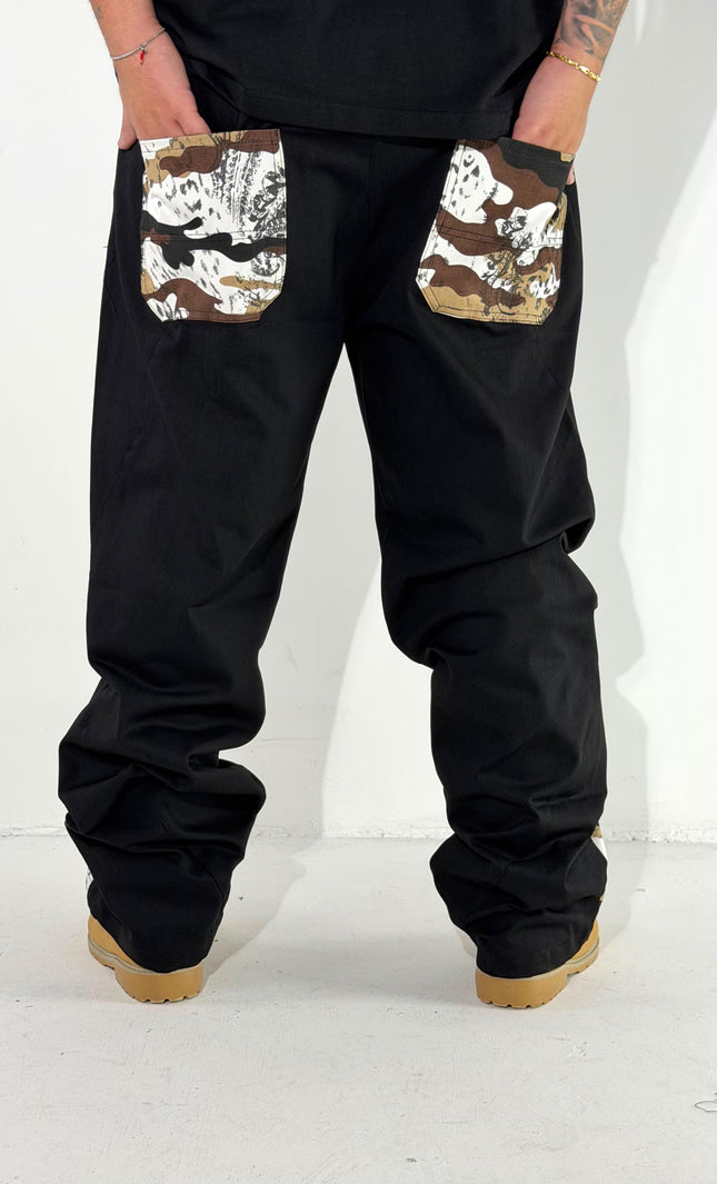 PANTALONE C/TAGLI MIMETICO