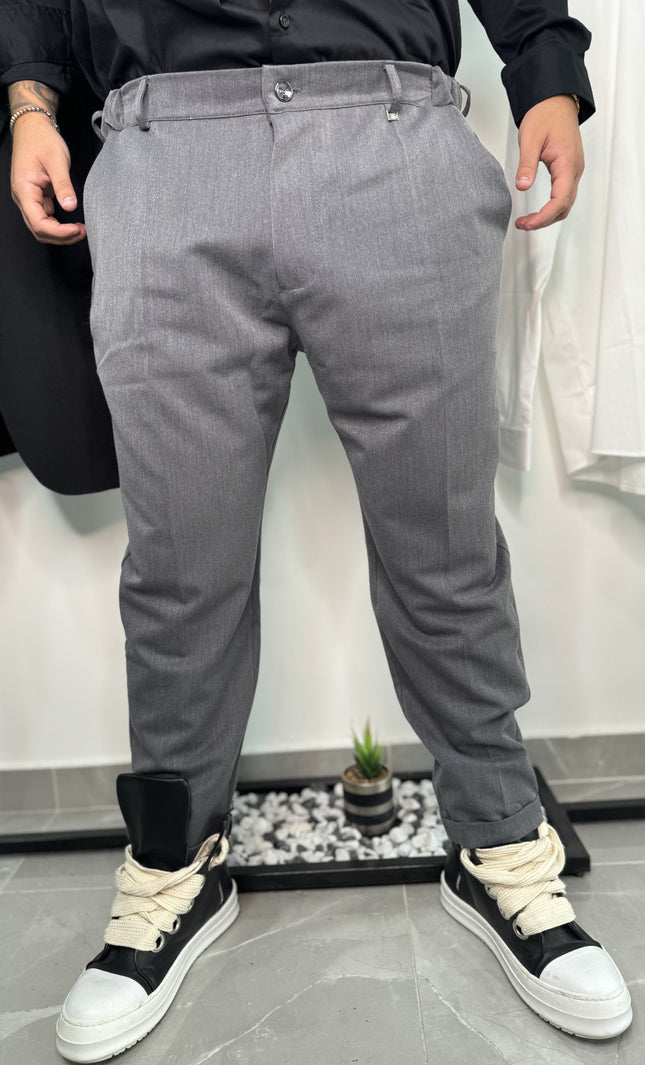 PANTALONE TB GRIGIO