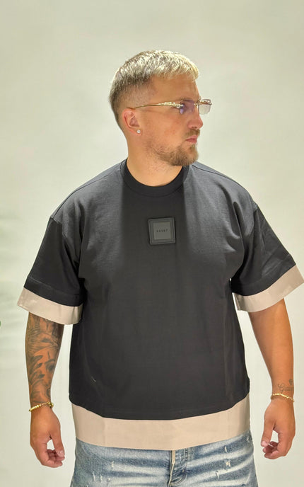 T-SHIRT POPOLIN MANICA E FONDO