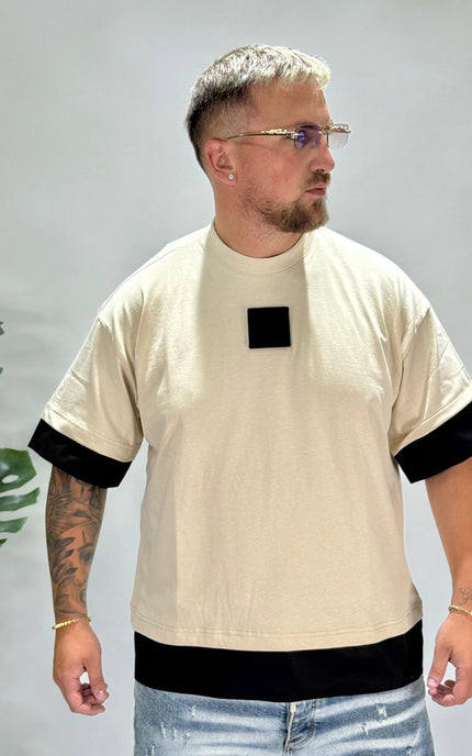 T-SHIRT POPOLIN MANICA E FONDO