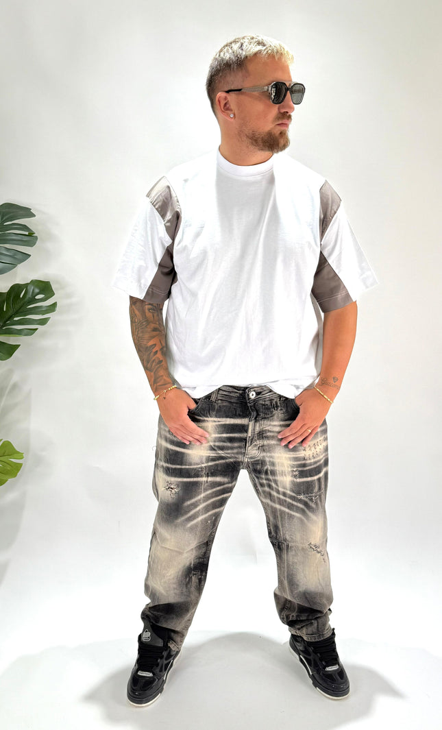 T-SHIRT POPOLIN SPALLA