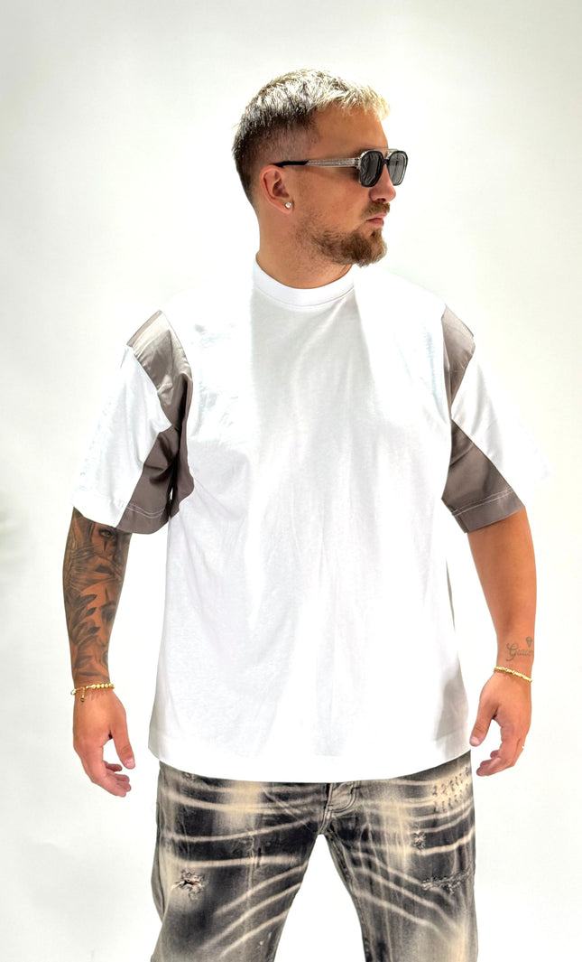 T-SHIRT POPOLIN SPALLA