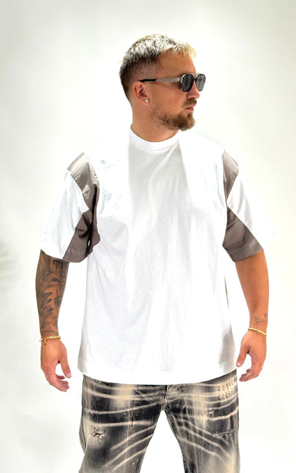 T-SHIRT POPOLIN SPALLA