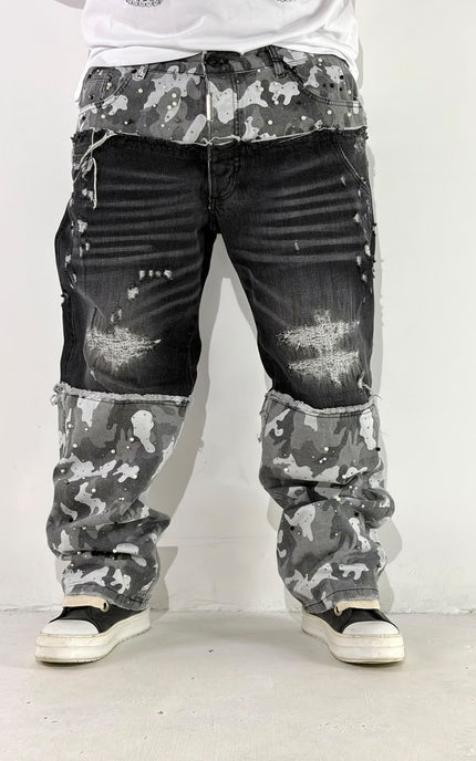 JEANS SUPER BAGGY ARMY