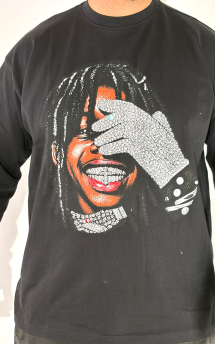 LONG SLEEV GUANTO STRASS